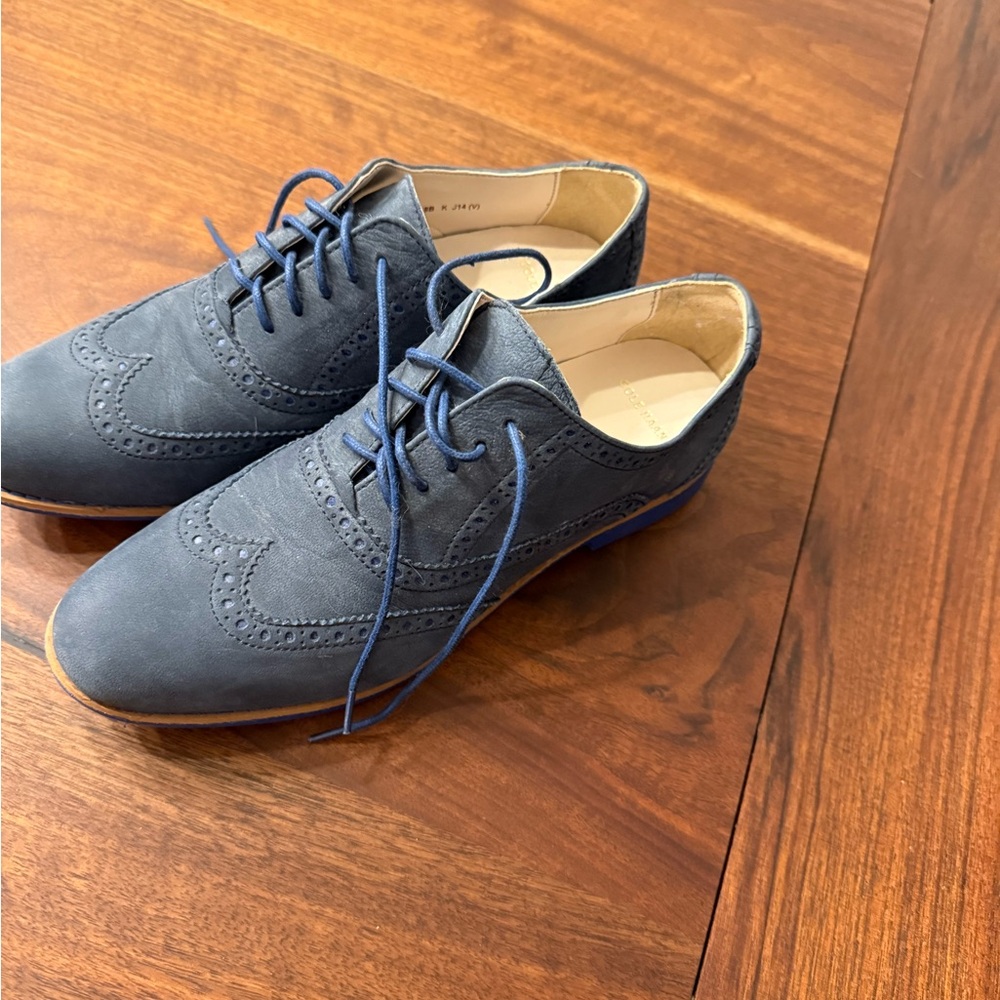 Women’s Classic Blue Cole Haan Wingtips